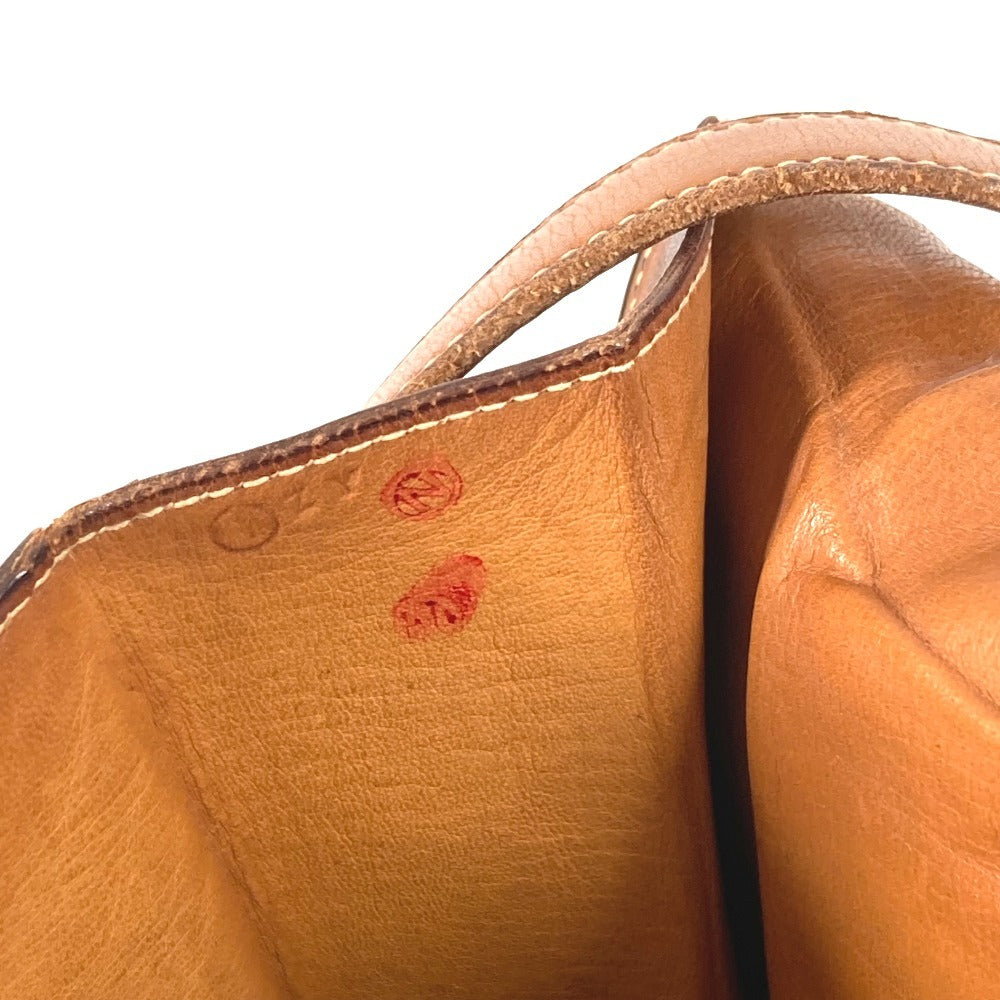 HERMES ヴィンテージ フラップ カバン 肩掛け トートバック ハンドバッグ ショルダーバッグ レザー/キャンバス ユニセックス ベージュ