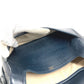 HERMES Vintage Noumea Bag Shoulder Flap Shoulder Bag Leather Unisex Navy