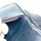 HERMES Vintage Noumea Bag Shoulder Flap Shoulder Bag Leather Unisex Navy