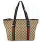GUCCI 139260 チャーム付き GG ロゴ シェリーライン 肩掛け トートバッグ カバン ショルダーバッグ GGキャンバス/レザー ユニセックス ベージュ