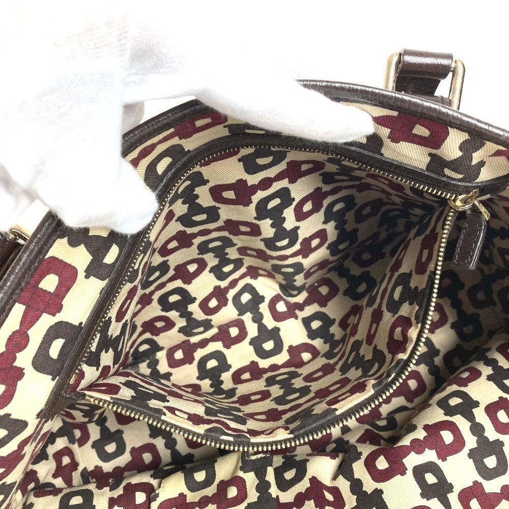 GUCCI 139260 チャーム付き GG ロゴ シェリーライン 肩掛け トートバッグ カバン ショルダーバッグ GGキャンバス/レザー ユニセックス ベージュ