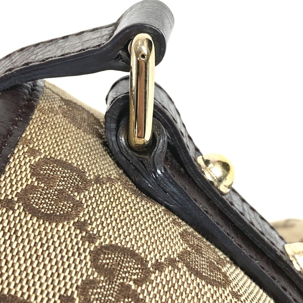 GUCCI 139260 チャーム付き GG ロゴ シェリーライン 肩掛け トートバッグ カバン ショルダーバッグ GGキャンバス/レザー ユニセックス ベージュ