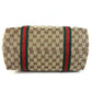 GUCCI 139260 チャーム付き GG ロゴ シェリーライン 肩掛け トートバッグ カバン ショルダーバッグ GGキャンバス/レザー ユニセックス ベージュ