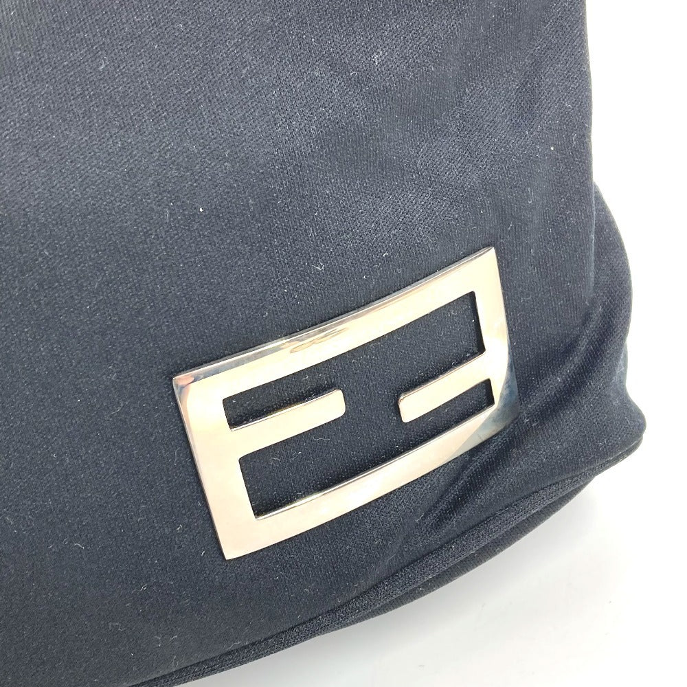 FENDI FFロゴ カバン 肩掛け ショルダーバッグ ジャージ ユニセックス ブラック