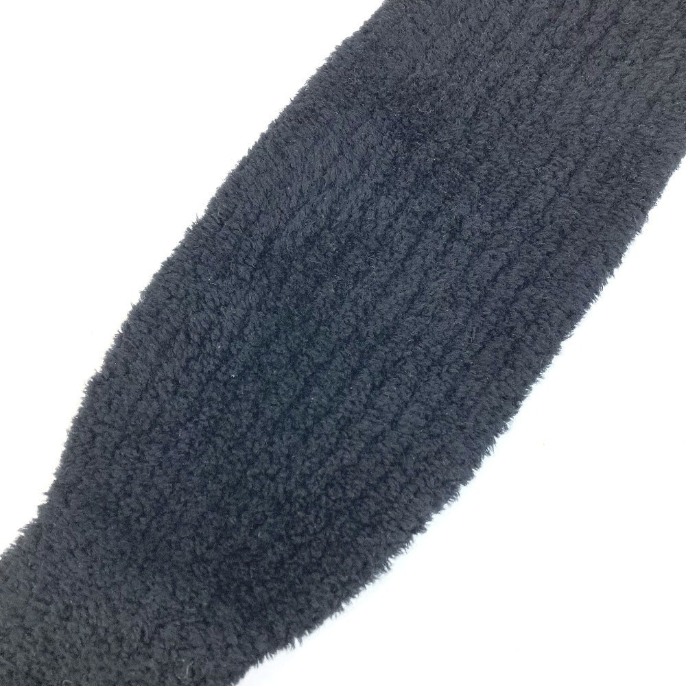 LOUIS VUITTON M90804 Scarf Only LV Mini Confi Knit Tippet Scarf Wool Unisex Black