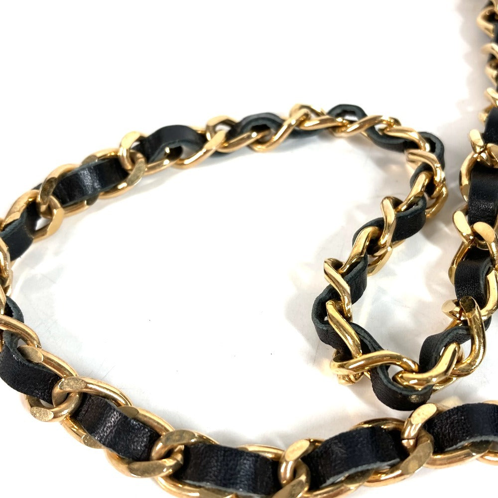 CHANEL 01456 チェーン CC ココマーク ロゴ めがね メガネ アイウェア 眼鏡 サングラス プラスチック ユニセックス ブラック