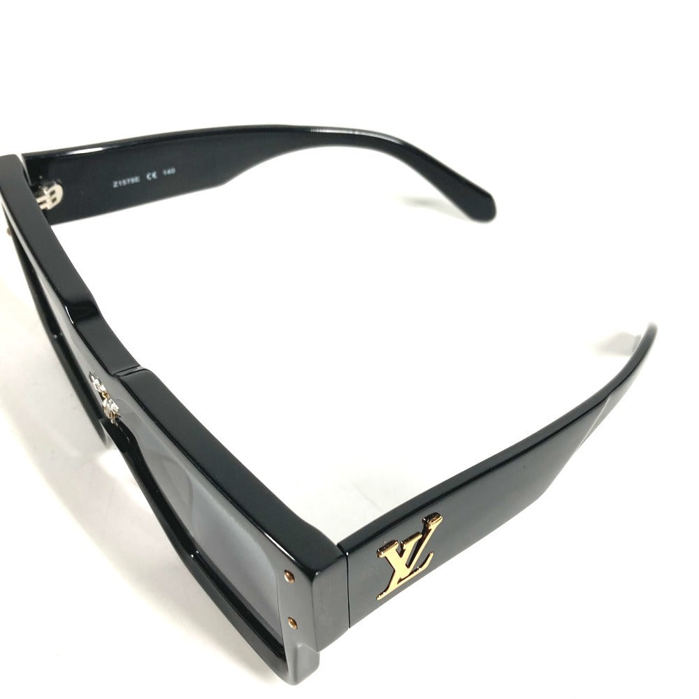 LOUIS VUITTON Z1578E Swarovski Sunglasses Cyclone Sunglasses Cyclone Eyewear Glasses Eyewear Eyewear Sunglasses Acetate Men's Black