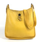 HERMES Vintage Vespa PM Bag Crossbody Pochette Shoulder Bag Leather Unisex Yellow