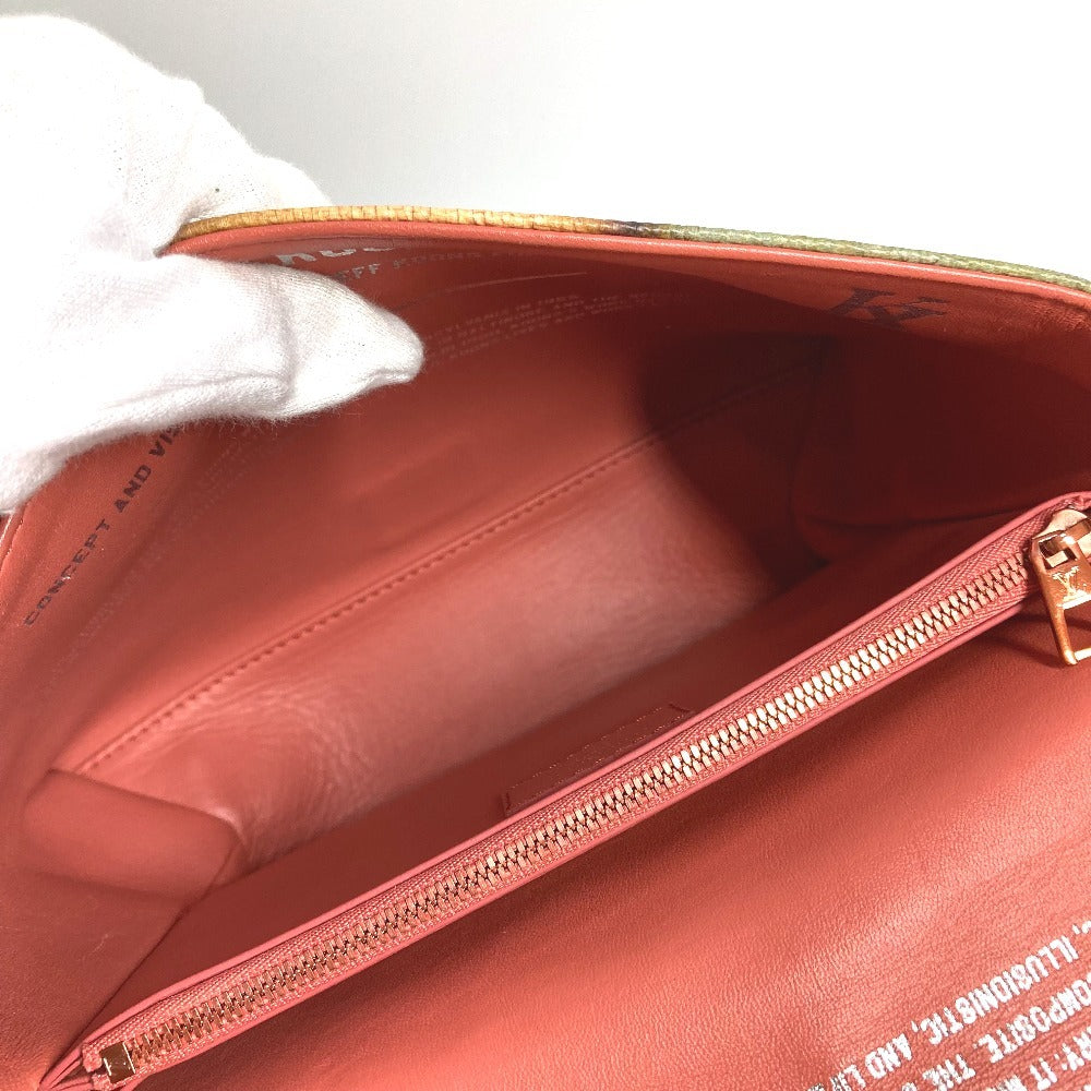 LOUIS VUITTON M64626 Masters Collection Mona Lisa กระเป๋าสะพายโซ่คู่ กระเป๋าสะพายข้าง กระเป๋าสะพายไหล่ กระเป๋าถือ หนัง ยูนิเซ็กส์ สีชมพู