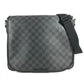 LOUIS VUITTON N58029 Damier Graphite Daniel MM Daniel MM Bag Messenger Bag Flap Shoulder Bag Damier Graphite Canvas Unisex Black