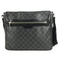LOUIS VUITTON N58029 Damier Graphite Daniel MM Daniel MM Bag Messenger Bag Flap Shoulder Bag Damier Graphite Canvas Unisex Black