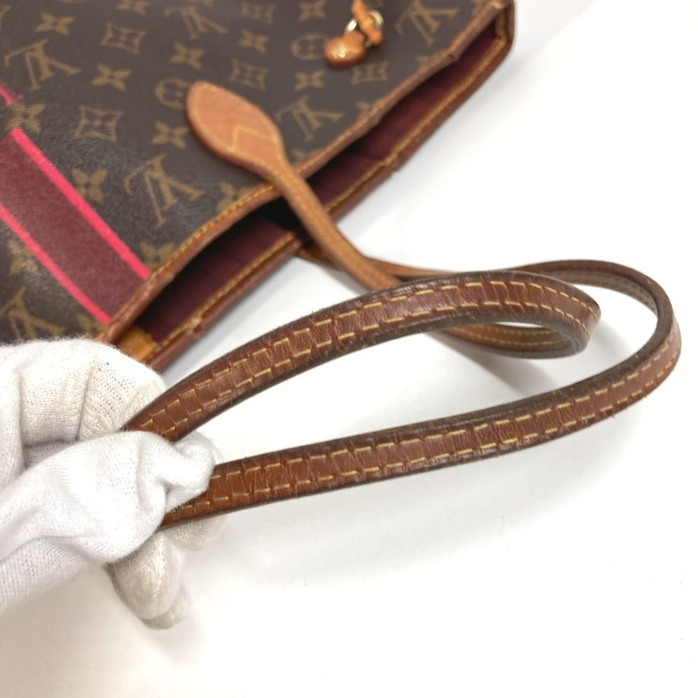 LOUIS VUITTON M41178 Monogram Neverfull MM Neverfull MM กระเป๋า โท้ทบ็อกซ์ กระเป๋าสะพายไหล่ Monogram Canvas ยูนิเซ็กส์ สีน้ำตาล