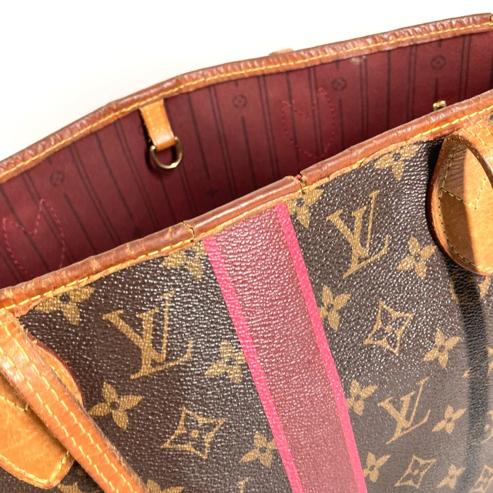 LOUIS VUITTON M41178 Monogram Neverfull MM Neverfull MM กระเป๋า โท้ทบ็อกซ์ กระเป๋าสะพายไหล่ Monogram Canvas ยูนิเซ็กส์ สีน้ำตาล