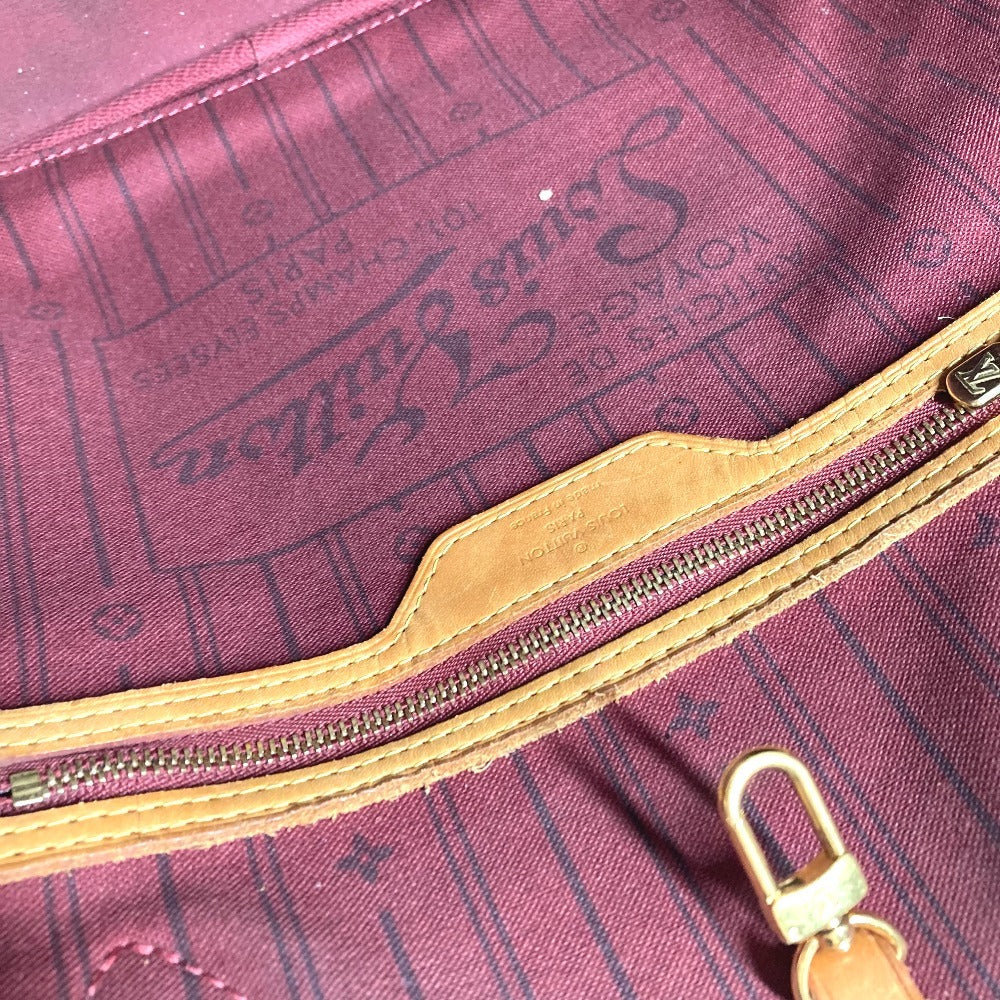 LOUIS VUITTON M41178 Monogram Neverfull MM Neverfull MM กระเป๋า โท้ทบ็อกซ์ กระเป๋าสะพายไหล่ Monogram Canvas ยูนิเซ็กส์ สีน้ำตาล