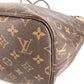 LOUIS VUITTON M41178 Monogram Neverfull MM Neverfull MM กระเป๋า โท้ทบ็อกซ์ กระเป๋าสะพายไหล่ Monogram Canvas ยูนิเซ็กส์ สีน้ำตาล