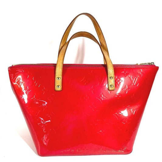 LOUIS VUITTON M93669 モノグラムヴェルニ ベルヴューPM ベルヴュー PM カバン トートバッグ ハンドバッグ モノグラムヴェルニキャンバス ユニセックス ローズポップ ピンク