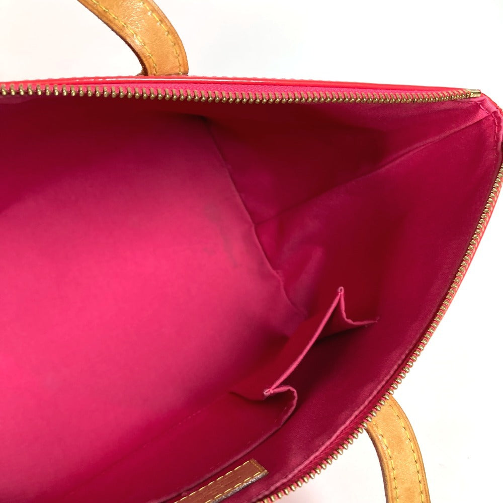LOUIS VUITTON M93669 Monogram Vernis Bellevue PM กระเป๋าโท้ท กระเป๋าถือ แคนวาส Monogram Vernis ยูนิเซ็กส์ Rose Pop สีชมพู