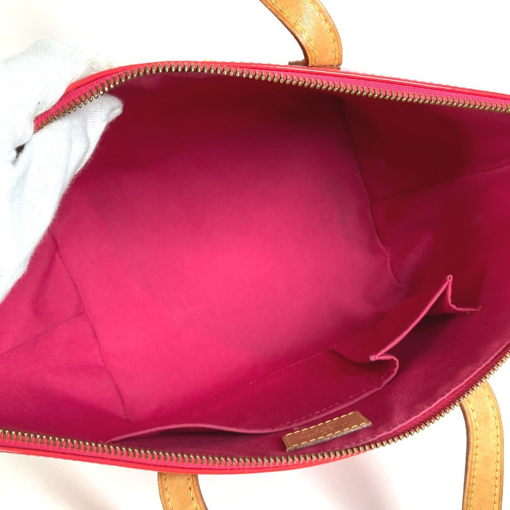 LOUIS VUITTON M93669 Monogram Vernis Bellevue PM กระเป๋าโท้ท กระเป๋าถือ แคนวาส Monogram Vernis ยูนิเซ็กส์ Rose Pop สีชมพู