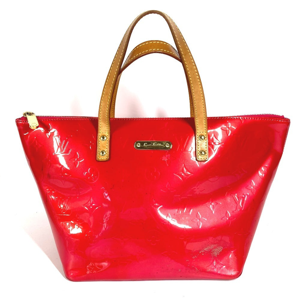 LOUIS VUITTON M93669 Monogram Vernis Bellevue PM กระเป๋าโท้ท กระเป๋าถือ แคนวาส Monogram Vernis ยูนิเซ็กส์ Rose Pop สีชมพู