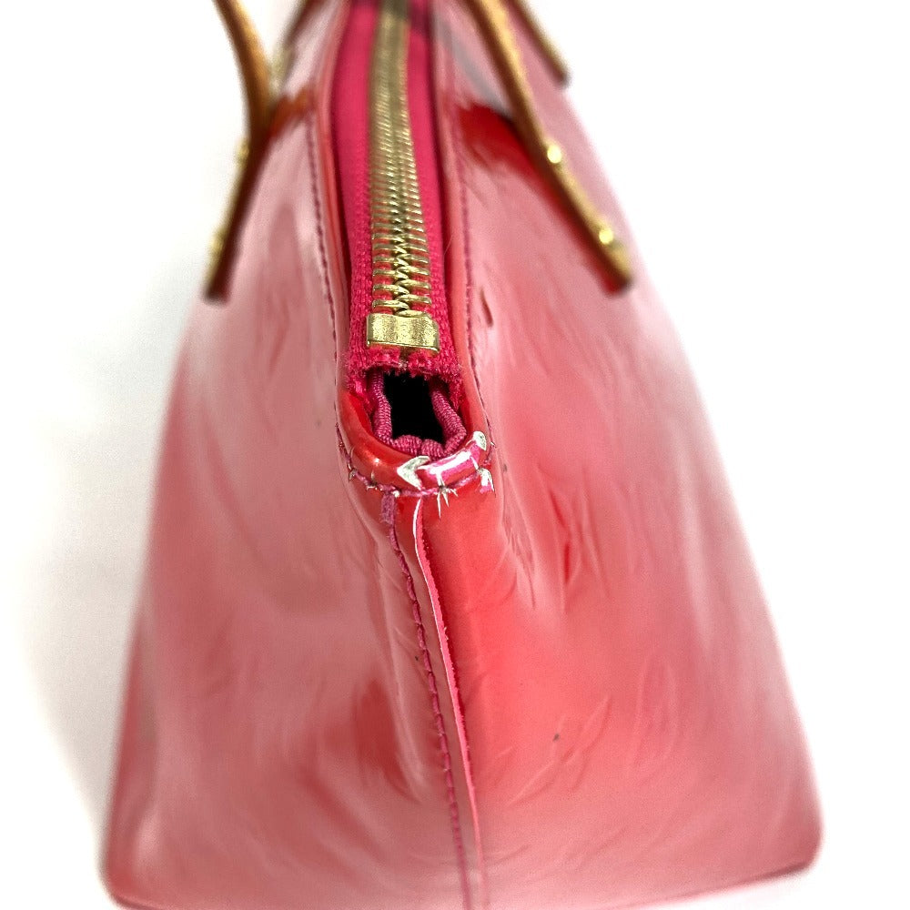 LOUIS VUITTON M93669 Monogram Vernis Bellevue PM กระเป๋าโท้ท กระเป๋าถือ แคนวาส Monogram Vernis ยูนิเซ็กส์ Rose Pop สีชมพู