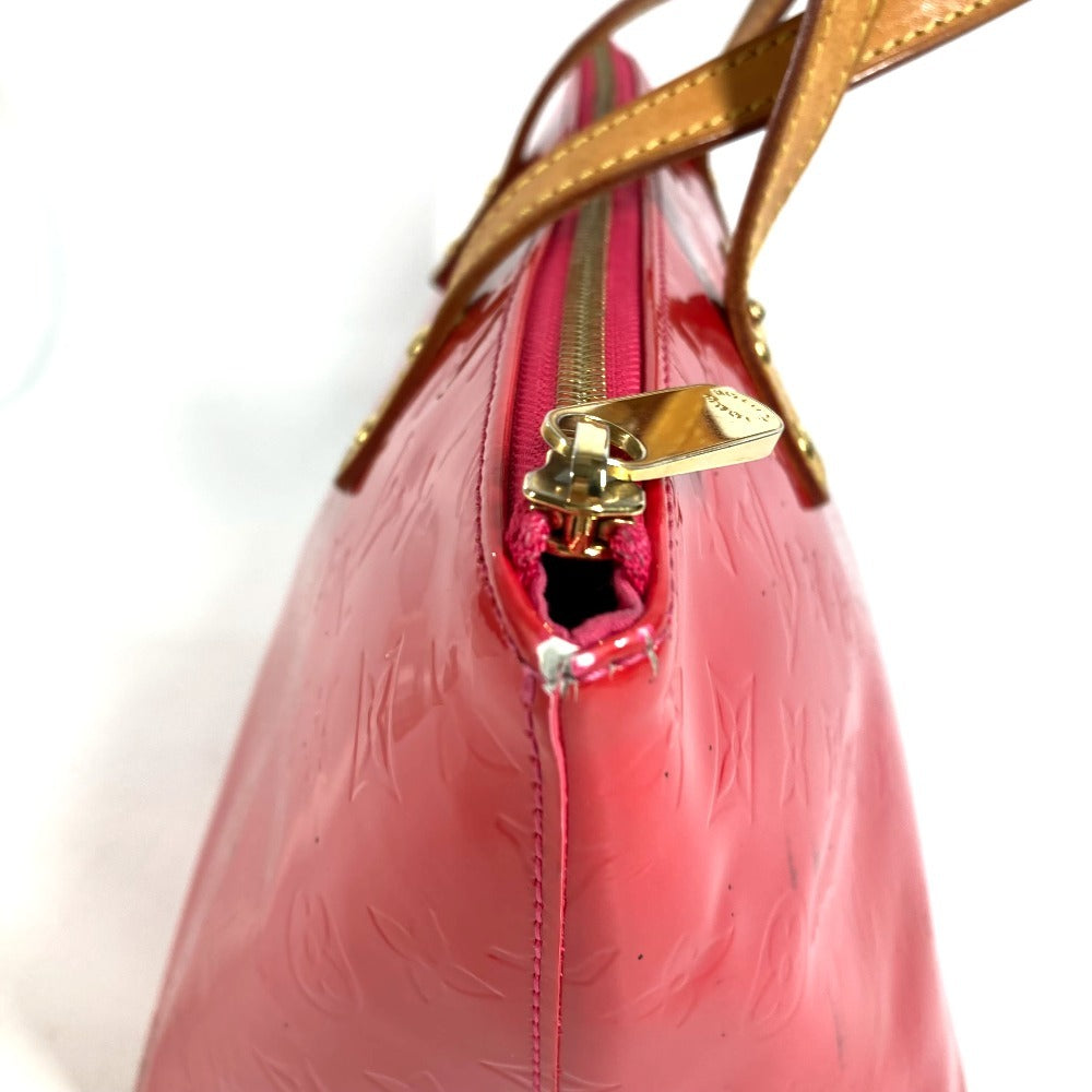 LOUIS VUITTON M93669 Monogram Vernis Bellevue PM กระเป๋าโท้ท กระเป๋าถือ แคนวาส Monogram Vernis ยูนิเซ็กส์ Rose Pop สีชมพู