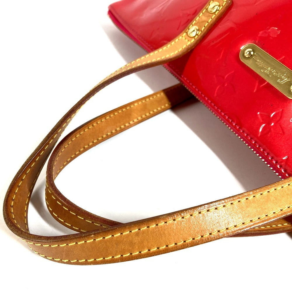 LOUIS VUITTON M93669 Monogram Vernis Bellevue PM กระเป๋าโท้ท กระเป๋าถือ แคนวาส Monogram Vernis ยูนิเซ็กส์ Rose Pop สีชมพู