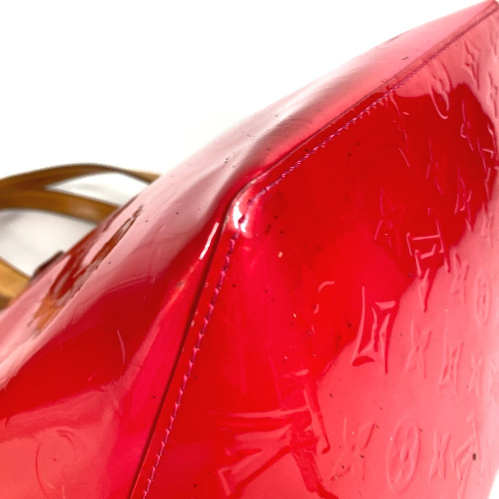 LOUIS VUITTON M93669 Monogram Vernis Bellevue PM กระเป๋าโท้ท กระเป๋าถือ แคนวาส Monogram Vernis ยูนิเซ็กส์ Rose Pop สีชมพู