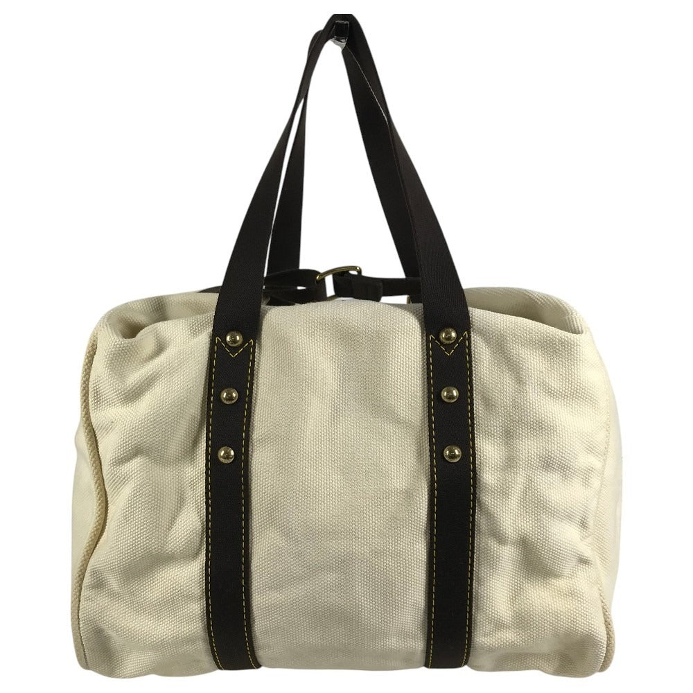LOUIS VUITTON M40033 Antigua Cabas GM Cabas GM Bag Shoulder Tote Bag Shoulder Bag Canvas Unisex Ecru White