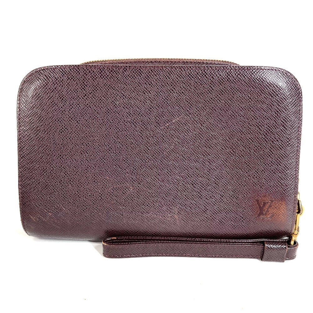 LOUIS VUITTON M30186 กระเป๋าคลัทช์คาดไหล่รุ่นไทก้า ไบคาล กระเป๋าถือรุ่นไทก้า หนังไทก้า สำหรับทุกเพศ สีอะกาจู ม่วง