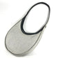HERMES Sac Roulis MM Shoulder Bag Leather/Canvas Unisex Navy