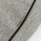 HERMES Sac Roulis MM Shoulder Bag Leather/Canvas Unisex Navy