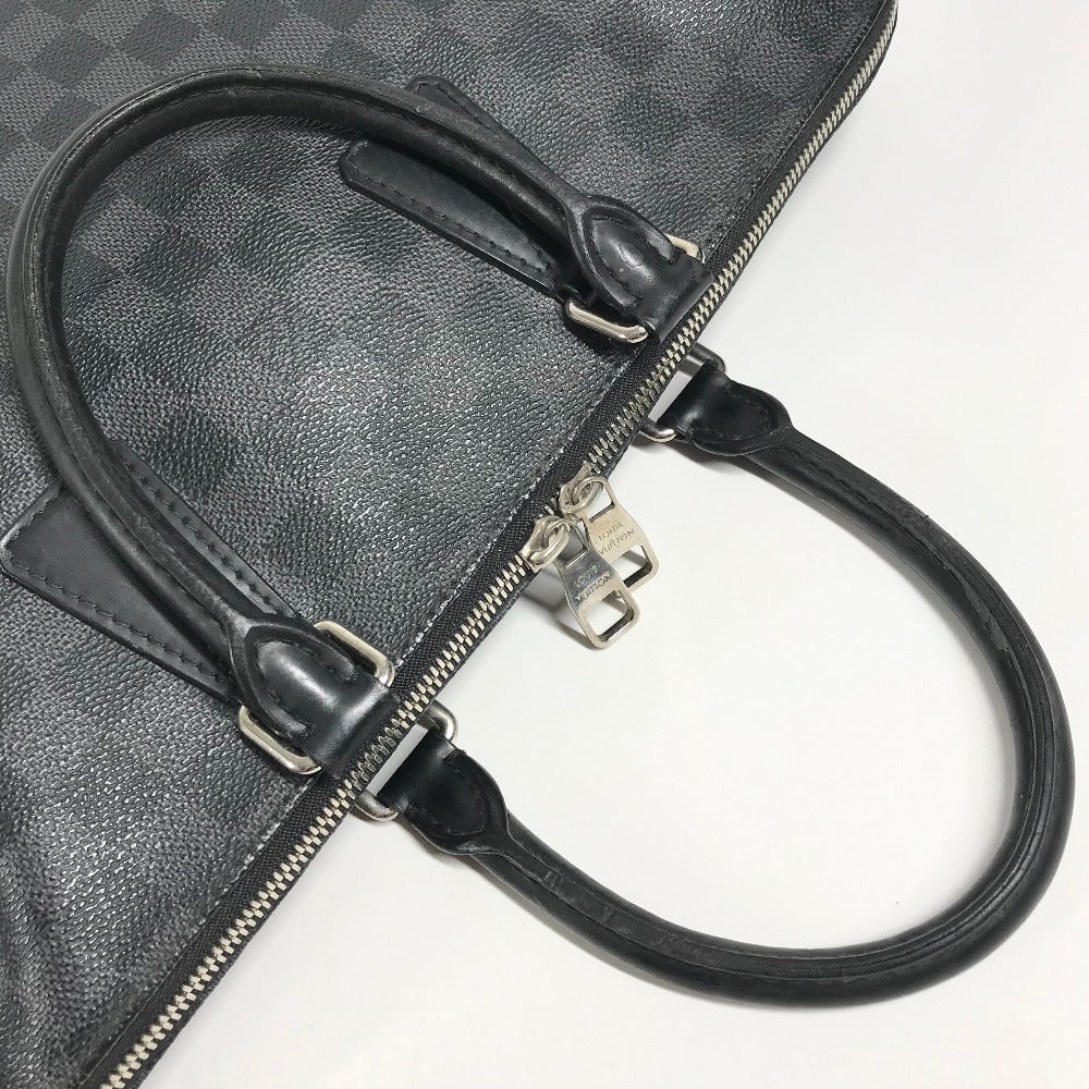 LOUIS VUITTON N48224 ダミエグラフィット ポルトドキュマンジュール PDJ カバン ブリーフケース ハンドバッグ 書類バッグ ビジネスバッグ ダミエグラフィットキャンバス メンズ ブラック