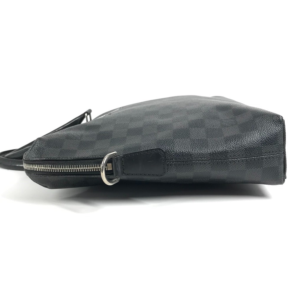 LOUIS VUITTON N48224 ダミエグラフィット ポルトドキュマンジュール PDJ カバン ブリーフケース ハンドバッグ 書類バッグ ビジネスバッグ ダミエグラフィットキャンバス メンズ ブラック