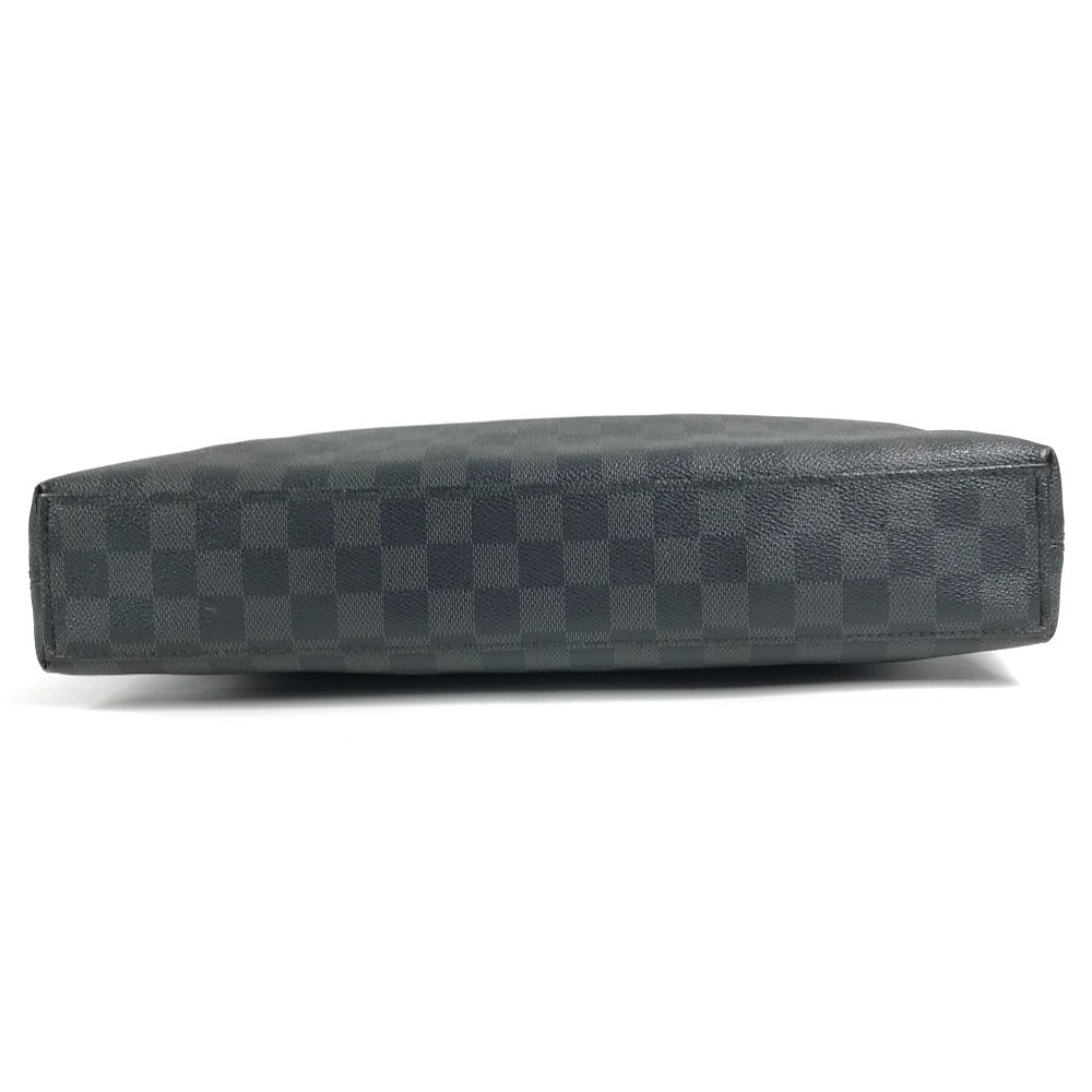 LOUIS VUITTON N48224 ダミエグラフィット ポルトドキュマンジュール PDJ カバン ブリーフケース ハンドバッグ 書類バッグ ビジネスバッグ ダミエグラフィットキャンバス メンズ ブラック