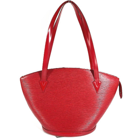 LOUIS VUITTON M52267 エピ サンジャックショッピング カバン 肩掛け ショルダーバッグ エピレザー レディース カスティリアンレッド レッド