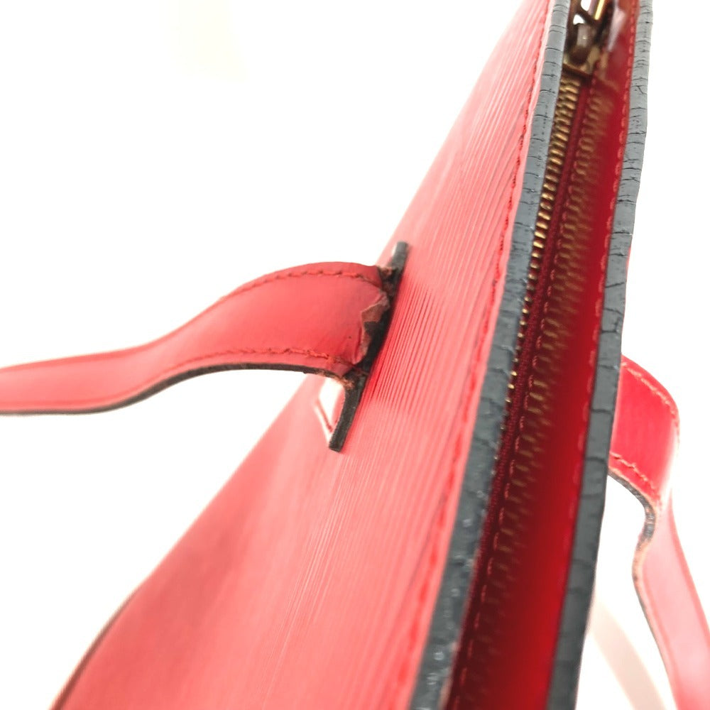 LOUIS VUITTON M52267 Epi Saint-Jacques Shopping Bag กระเป๋าสะพายไหล่หนัง Epi สำหรับผู้หญิง สีแดงคาสติเลียน แดง