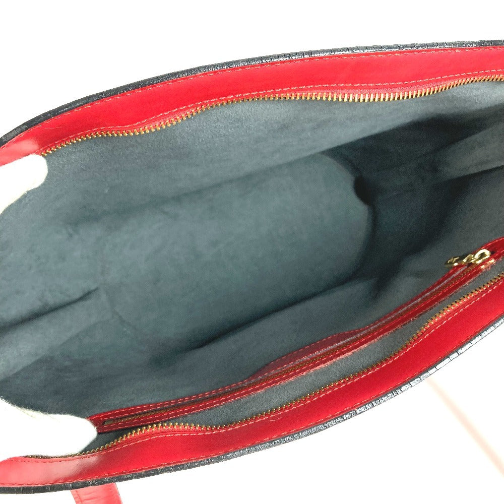LOUIS VUITTON M52267 Epi Saint-Jacques Shopping Bag กระเป๋าสะพายไหล่หนัง Epi สำหรับผู้หญิง สีแดงคาสติเลียน แดง