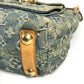 LOUIS VUITTON M95049 Monogram Denim Baggy PM Baggy PM Shoulder Bag Pocket Bag 2WAY Bag Shoulder Bag Monogram Denim Women's Blue