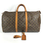 LOUIS VUITTON M41426 Monogram Keepall 50 Keepall 50 (Debeso, old model) Travel Bag Handbag Travel Bag Boston Bag Monogram Canvas Unisex Brown