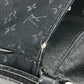 LOUIS VUITTON M92273 Monogram Satin Contes de Fées Musette Crossbody Flap Bag Pouch Shoulder Bag Satin Canvas Women's Black