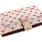 LOUIS VUITTON R20912 โมโนแกรมมินิ อเจนดา PM สมุดแพลนเนอร์ พีเอ็ม ออร์แกไนเซอร์ เครื่องเขียน ปกสมุดแพลนเนอร์ แคนวาสโมโนแกรมมินิ Unisex สีแดงเชอร์รี่