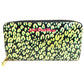 LOUIS VUITTON M91475 Vernis Leopard ลายเสือดาว Zippy Wallet กระเป๋าสตางค์ใบยาว มีซิปรอบ หนังแก้ว ยูนิเซ็กส์ สีดำ