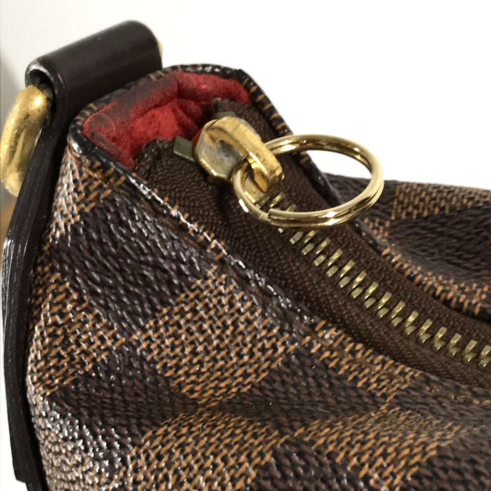 LOUIS VUITTON Ｎ41131 ダミエ イーヴォラMM イーヴォラ MM カバン トートバッグ 肩掛け ショルダーバッグ ダミエキャンバス ユニセックス エベヌ ブラウン
