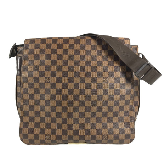 LOUIS VUITTON N45258 ダミエ バスティーユ 2WAYバッグ カバン ハンドバッグ 斜め掛け ショルダーバッグ ダミエキャンバス ユニセックス エベヌ ブラウン