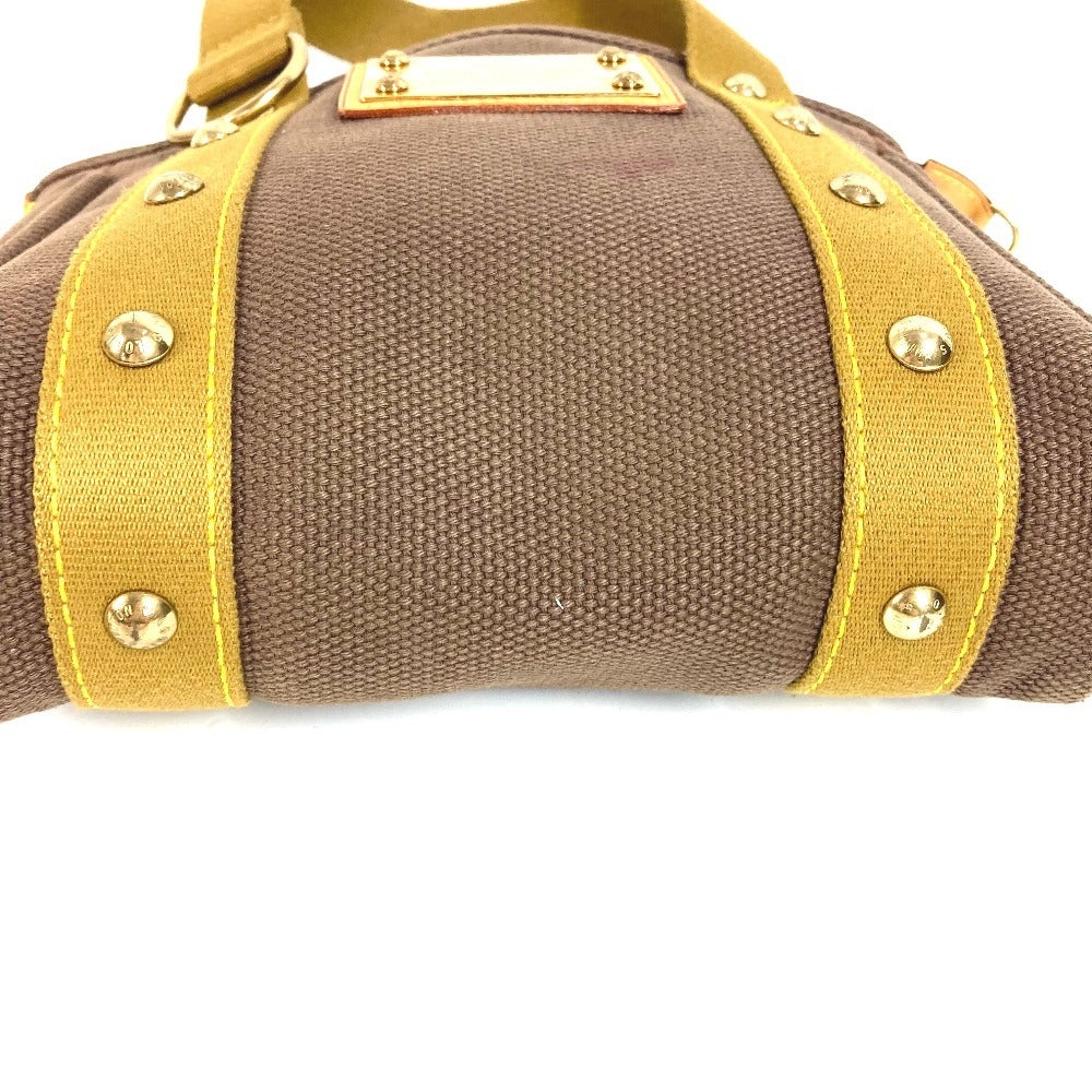 LOUIS VUITTON M40089 Antigua Cabas PM คาบาส พีเอ็ม กระเป๋าถือ กระเป๋าสะพาย กระเป๋าโท้ท แคนวาส ยูนิเซ็กส์ สีน้ำตาล
