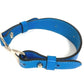 HERMES Pavane Dog Collar & Lead Set, Pair Accessories, Pet Dog, Collar, Leather, Unisex, Blue