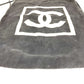 CHANEL สปอร์ต CC โคโค่มาร์ค โลโก้ กระเป๋าสะพายหลัง เป้สะพายหลัง ถัก กระเป๋า เป้ ผ้าคอตตอน ใช้ได้ทั้งชายและหญิง สีดำ
