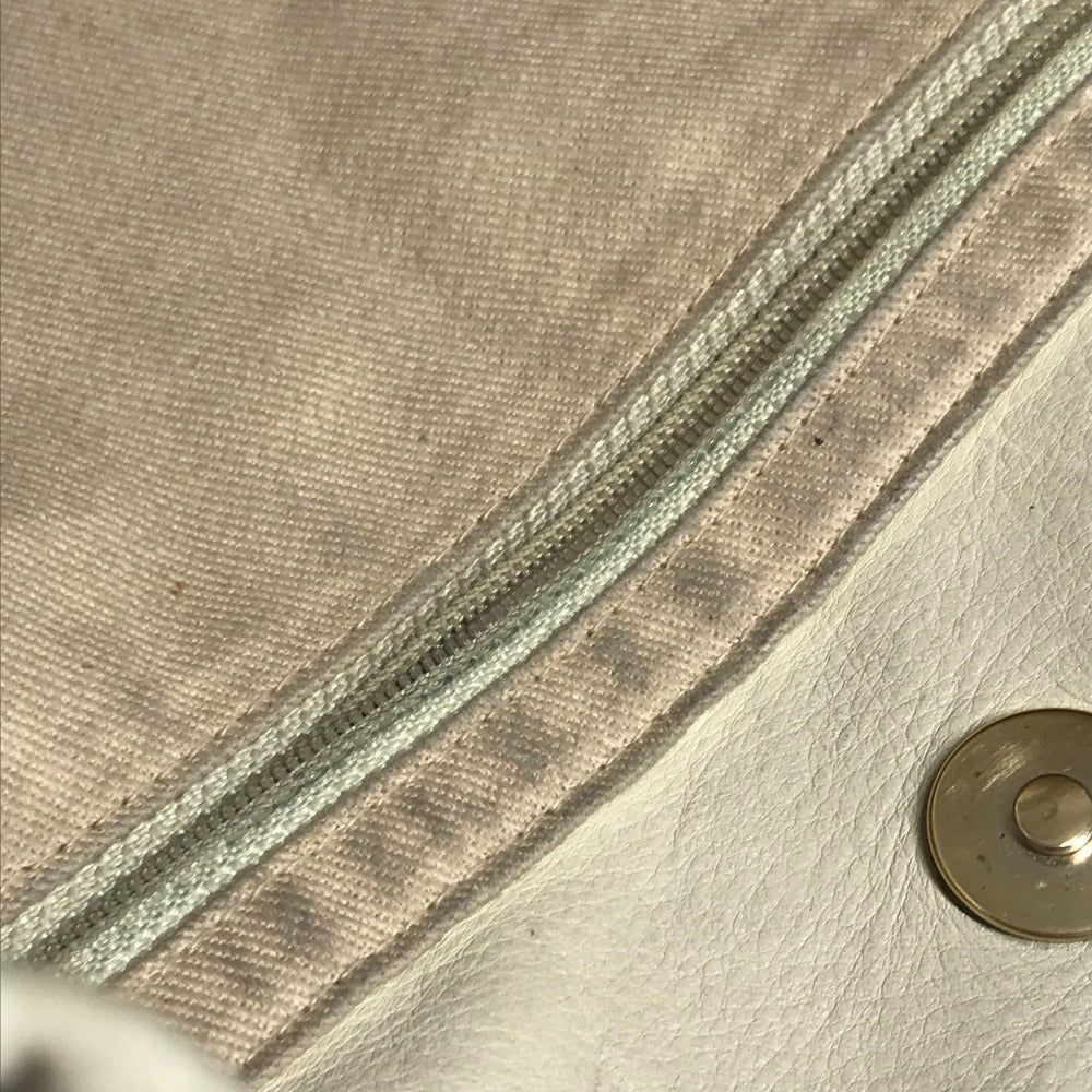 CHANEL Camellia Logo Bag Tote Bag Shoulder Bag Leather Unisex Beige