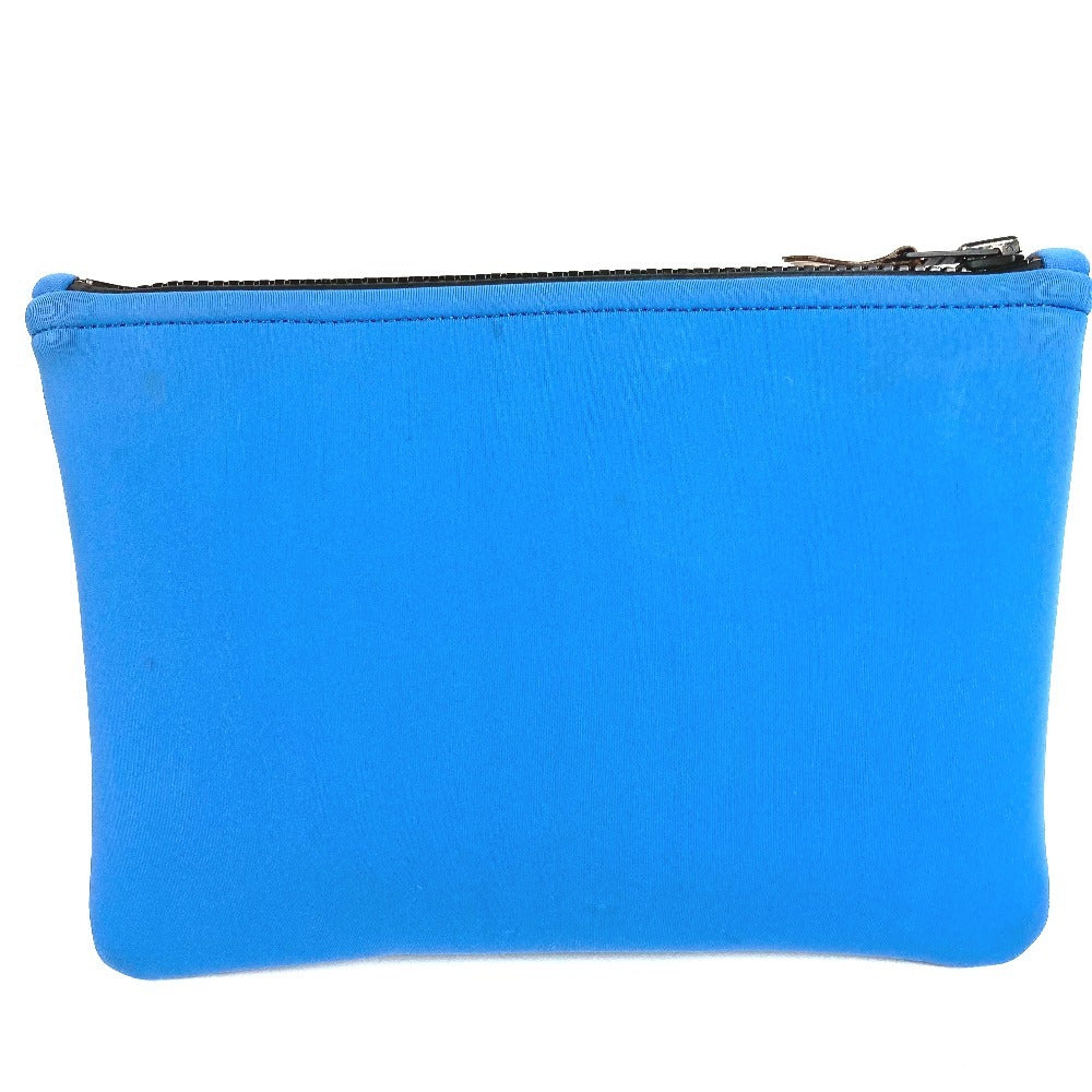 HERMES NeoBain Kanoe H PM กระเป๋าเครื่องสำอาง กระเป๋าอเนกประสงค์ กระเป๋าผ้าโพลีเอไมด์ ใช้ได้ทั้งชายและหญิง สีน้ำเงิน