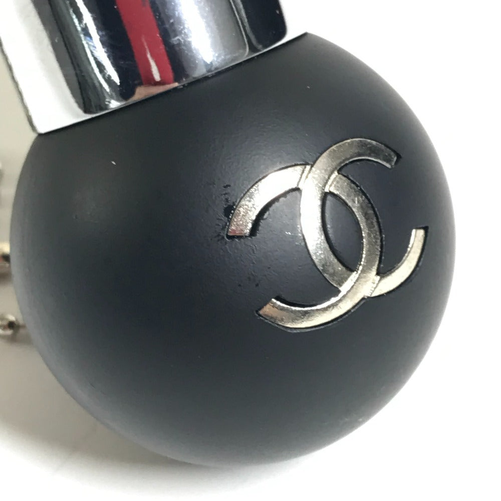 CHANEL CC Coco Mark Bicolor Folding Umbrella with Chain Case, Chain Pouch, Umbrella, Nylon, Unisex, Black